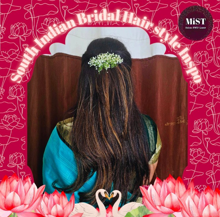 South Indian bridal hairstyle at MiST Unisex Salon, Kurnool